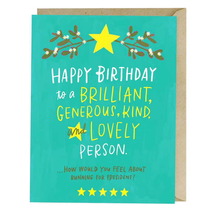 Greeting card - Birthday President